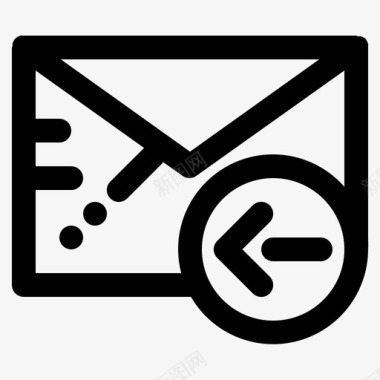 自动回复电子邮件电子邮件业务图标