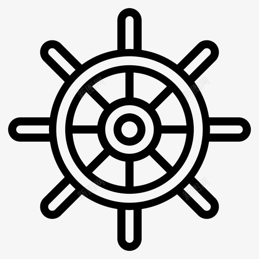 舵船方向盘svg_新图网 https://ixintu.com 舵船船 方向盘 夏天