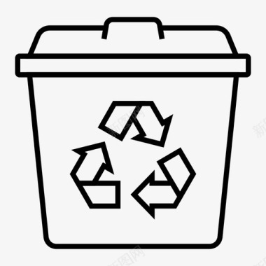 回收站生态环境图标