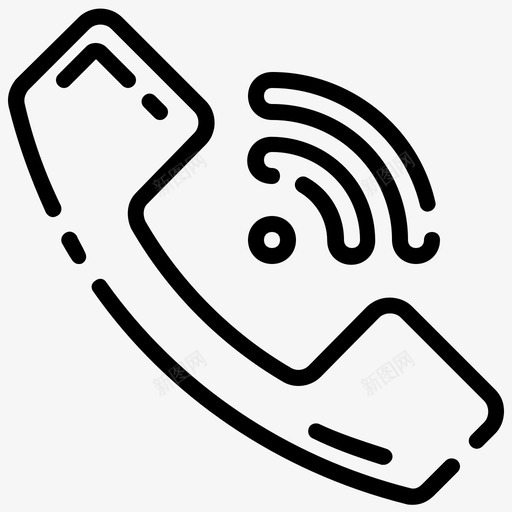 电话联系方式谈话svg_新图网 https://ixintu.com 电话 联系方式 谈话 沟通 大纲