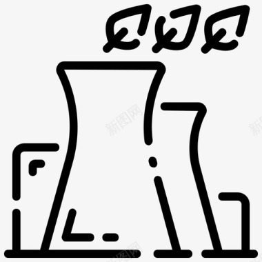 绿色核工厂生态动力图标