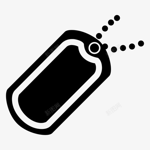 狗牌身份证军人svg_新图网 https://ixintu.com 狗牌 身份证 军人 士兵