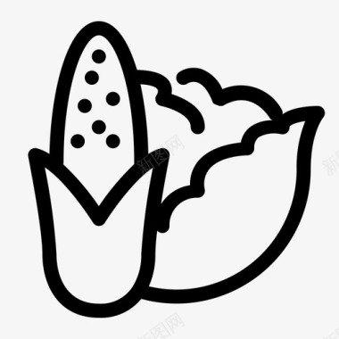 采购产品玉米和卷心菜玉米和卷心菜食品图标