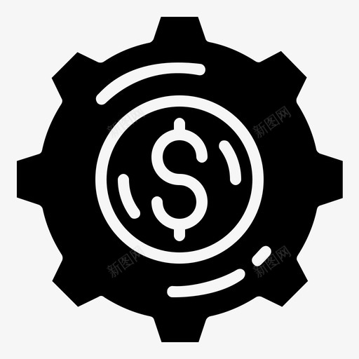 财务设置美元编辑svg_新图网 https://ixintu.com 财务 设置 货币 美元 编辑 符号