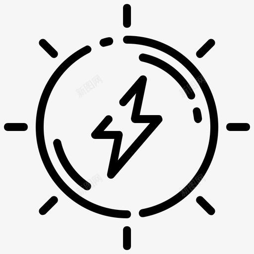 太阳能气象学太阳svg_新图网 https://ixintu.com 太阳能 气象学 太阳 天气 电力 能源 概述