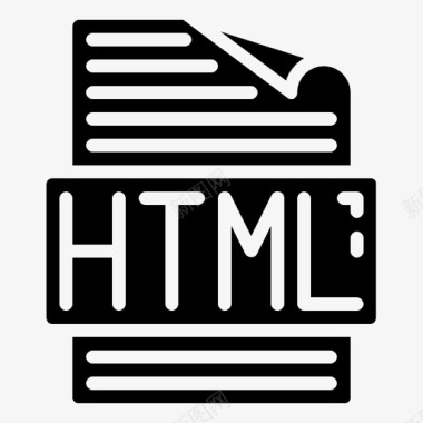 html文件文档格式图标