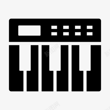 钢琴设备电子图标