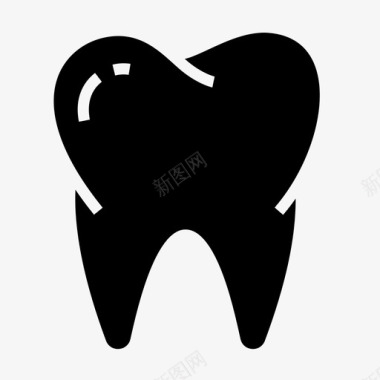 牙齿解剖学身体部位图标