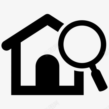找家房子房地产图标