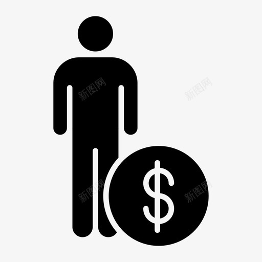男人美元人svg_新图网 https://ixintu.com 男人 美元 人人