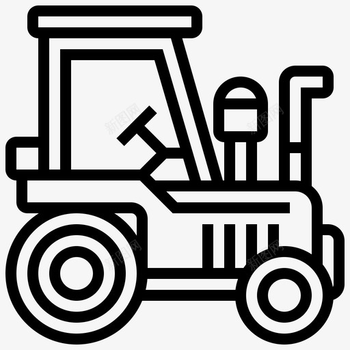 拖拉机农业农田svg_新图网 https://ixintu.com 农业 拖拉机 农田 机械工程 车辆 生产线