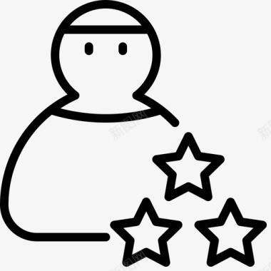 客户评级星评论用户图标