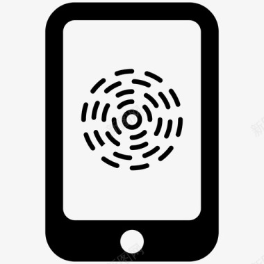 手机指纹应用程序授权图标