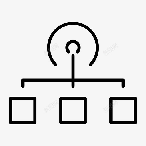 服务器连接链接关系svg_新图网 https://ixintu.com 服务器 连接 链接 关系 业务 图标 完成