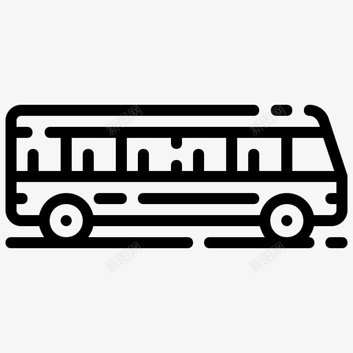 公共汽车公路运输旅行svg_新图网 https://ixintu.com 旅行 公共汽车 公路运输 旅行车 车辆