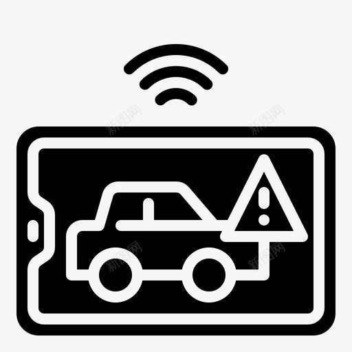 智能手机汽车互联网svg_新图网 https://ixintu.com 智能 手机 汽车 互联网 警告 联网