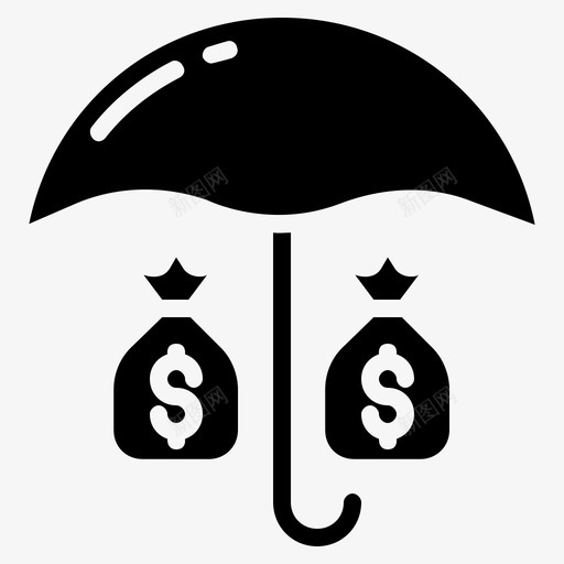 保险资金保护货币svg_新图网 https://ixintu.com 保险 资金 保护 货币 金融和 融和 银行 铭文