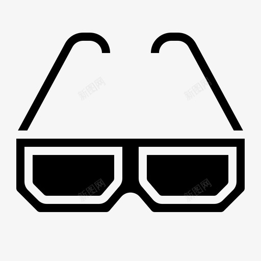 3d眼镜电影娱乐svg_新图网 https://ixintu.com 电影 眼镜 娱乐