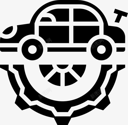 维修售后汽车svg_新图网 https://ixintu.com 汽车 自动 驾驶 维修 售后 汽车服务 标志