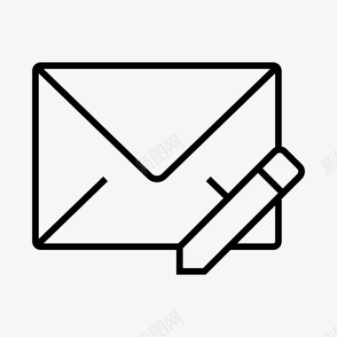 创建邮件撰写电子邮件图标