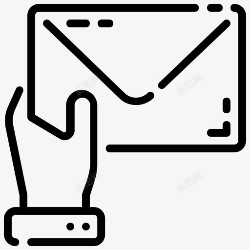 信封递送手递送和物流概述svg_新图网 https://ixintu.com 递送 信封 物流 概述