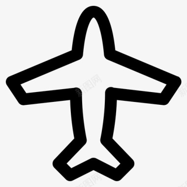 飞机机场商务图标