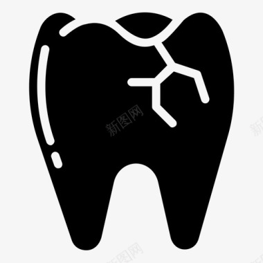 断牙牙科口腔科图标