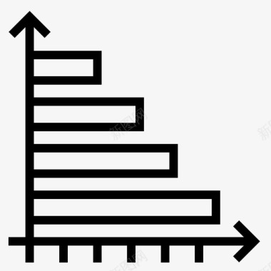 水平分析条形图图标
