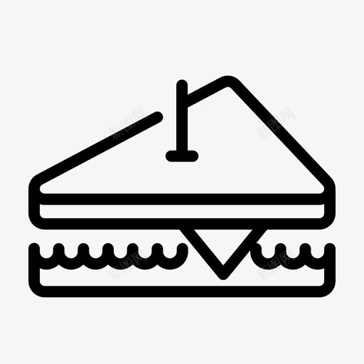 一块三明治面包奶酪svg_新图网 https://ixintu.com 一块 三明治 食物 面包 奶酪 蔬菜 饮料