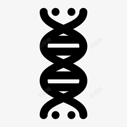 dna生物学遗传学svg_新图网 https://ixintu.com 生物学 遗传学 基因组 分子 医学 概论