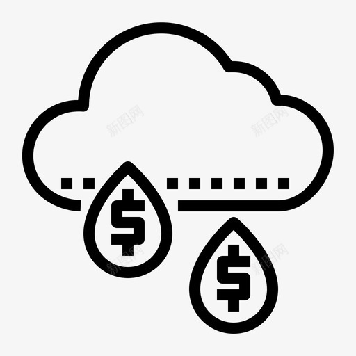 雨生意金融svg_新图网 https://ixintu.com 金融 生意 钱雨钱