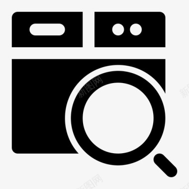 搜索页面应用程序查找图标