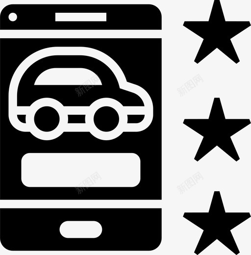 车辆应用程序客户评级svg_新图网 https://ixintu.com 车辆 应用程序 自动 驾驶 客户 评级 智能 手机 汽车 图示