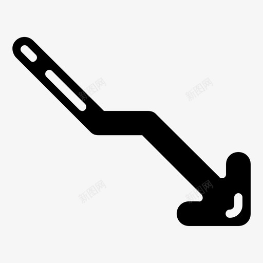 下落箭头方向标志svg_新图网 https://ixintu.com 箭头 下落 方向 标志 图示