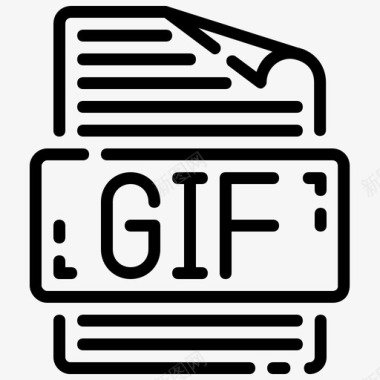 gif文件文档格式图标