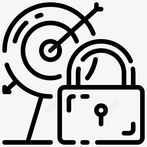 目标锁定瞄准钥匙svg_新图网 https://ixintu.com 目标 锁定 瞄准 钥匙 保护 防病毒 互联网 安全 第卷