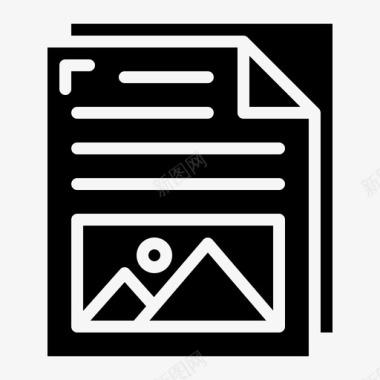 图像文件纸张图标