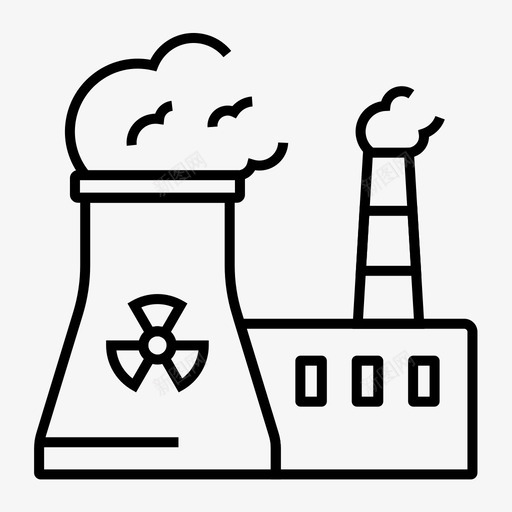 核电站生态环境svg_新图网 https://ixintu.com 核电站 生态 环境污染
