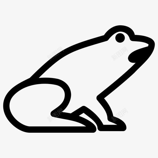 青蛙两栖动物动物svg_新图网 https://ixintu.com 动物 青蛙 两栖 森林 绿蛙 跳跃