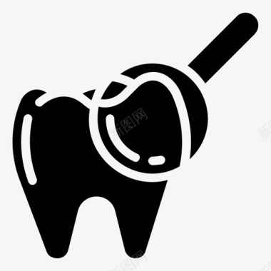 牙科检查牙科学口腔医学图标