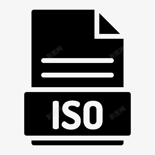 iso转换文档svg_新图网 https://ixintu.com 文件 扩展名 转换 文档 类型 格式 实体 实体图 图标