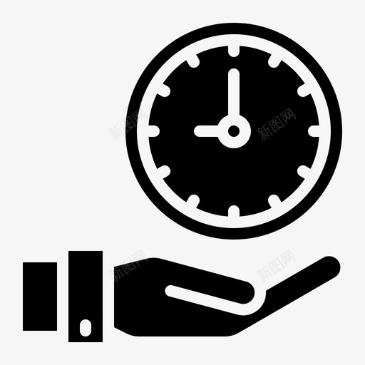 时间时钟指针svg_新图网 https://ixintu.com 时间 时钟 指针 计时器 手表