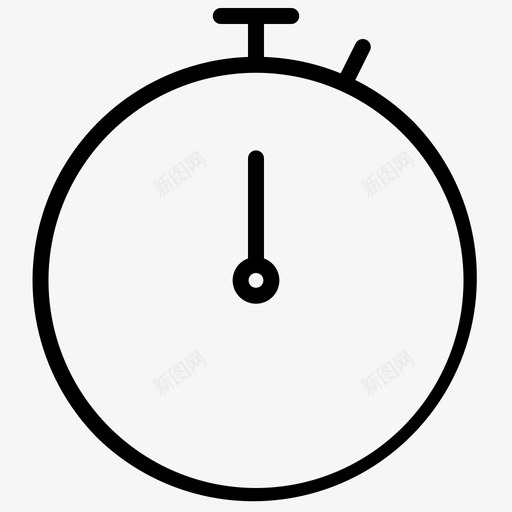 秒表生产力时间svg_新图网 https://ixintu.com 秒表 生产力 时间 计时器 基本