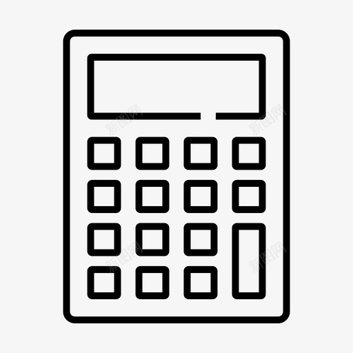 计算器计算设备svg_新图网 https://ixintu.com 设备 计算器 计算 电子技术 数字