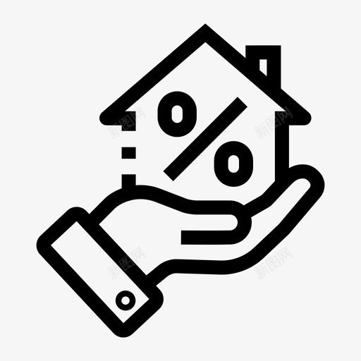 房屋贷款不动产优惠svg_新图网 https://ixintu.com 不动产 房屋 贷款 优惠