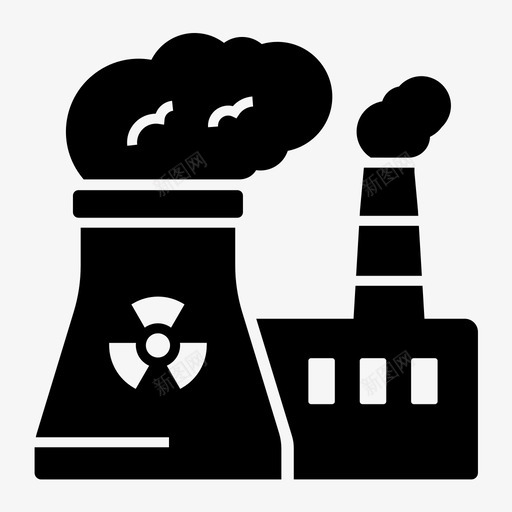 核电站生态环境svg_新图网 https://ixintu.com 核电站 生态 环境污染