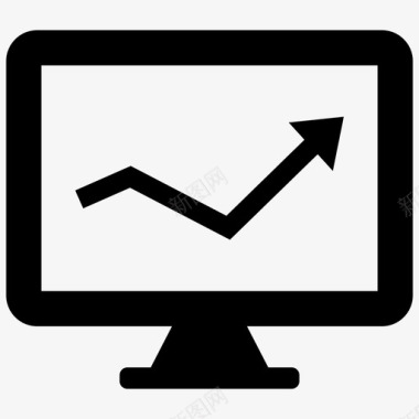 在线分析财务营销报告图标