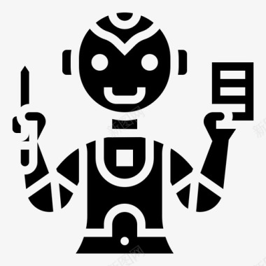 仿人人工自动化图标