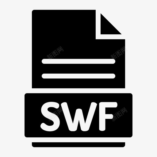 swf转换文档svg_新图网 https://ixintu.com 文件 扩展名 转换 文档 类型 格式 实体 实体图 图标