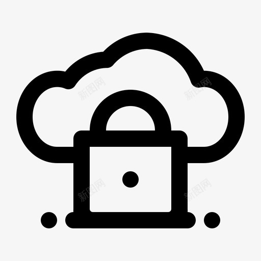 云安全云计算云数据保护svg_新图网 https://ixintu.com 安全 云计算 数据 保护 服务 网络营销 概述
